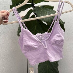 Aerie Lavender Lace Bralette